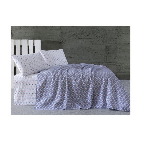 Ľahká prikrývka s vankúšom a plachtou Geometrics, 220x240 cm-image-1