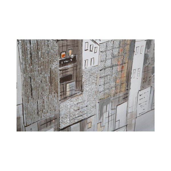 Ručne maľovaný nástenný obraz Mauro Ferretti Dipinto Su Tela Roofs, 90 × 120 cm-image-1