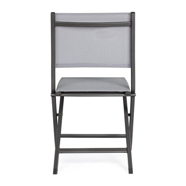 Sivá kovová záhradná stolička Elin – Bizzotto-image-4