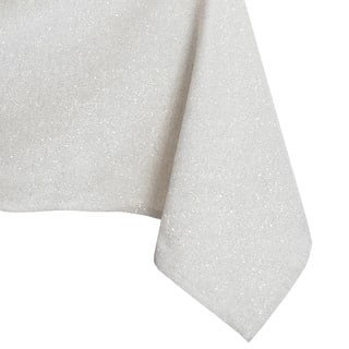 Krémový obrus DecoKing Sparkle Cream, 140 × 280 cm