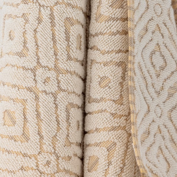 Bavlnený uterák v horčicovo-krémovej farbe 100x50 cm Malú – Bloomingville-image-2