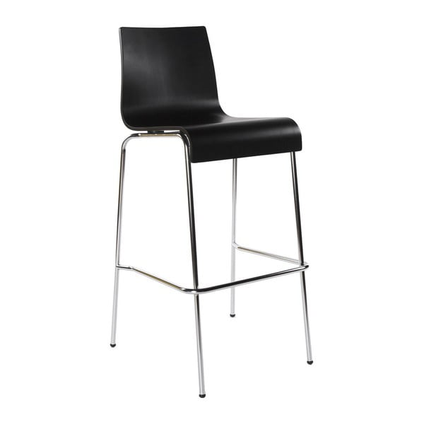 Čierna barová stolička Kokoon Cobe, výška 74 cm