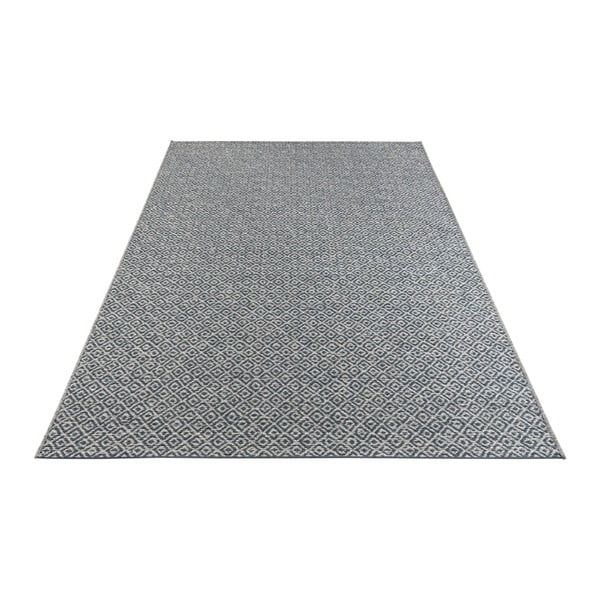 Modrý koberec vhodný aj do exteriéru Elle Decoration Bloom Croi×, 140 x 200 cm-image-3