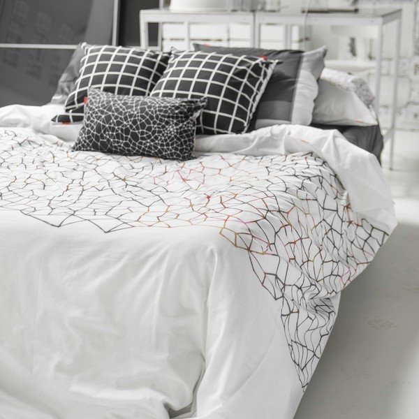 Bavlnená obliečka na paplón Blanc Net, 200 × 200 cm-image-4