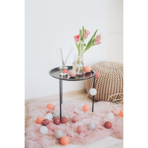 Hnedá svetelná reťaz s LED žiarovkami LUKKA, 15 svetielok-image-3