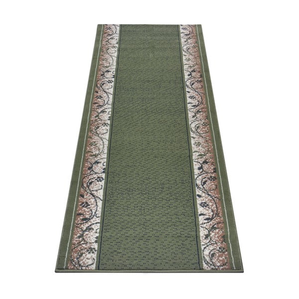 Zelený koberec behúň 250x80 cm Plant - Hanse Home-image-2