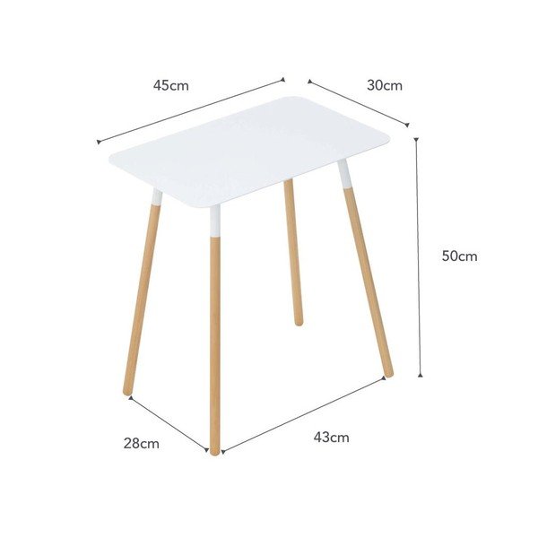 Kovový odkladací stolík 30x45 cm Plain – YAMAZAKI-image-3