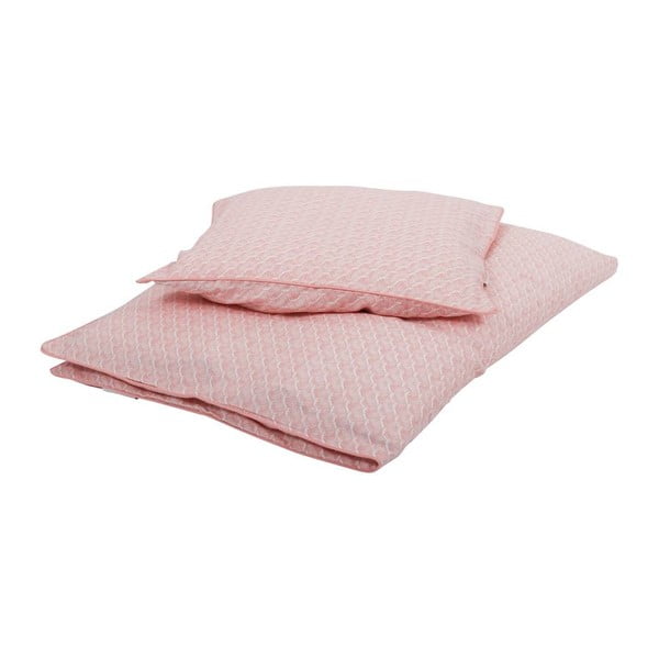 Detské ružové obliečky Filibabba Ocean Baby, 70 × 100 cm