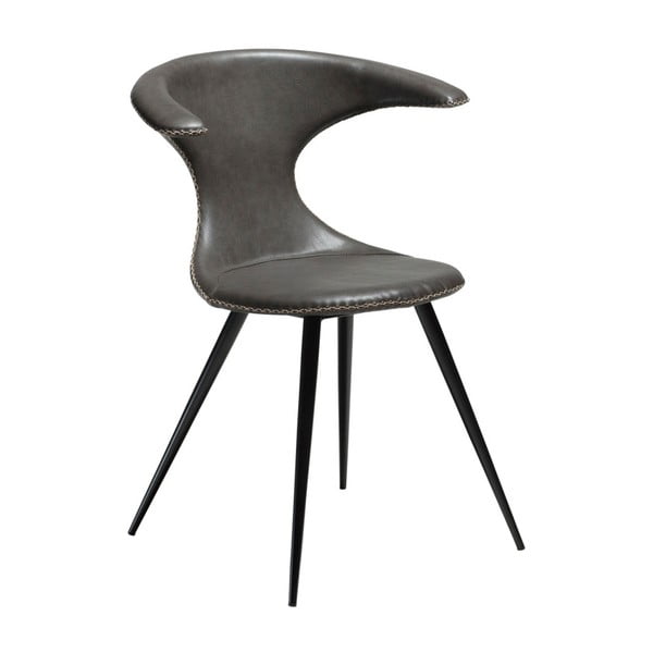 Sivá koženková stolička DAN-FORM Denmark Flair