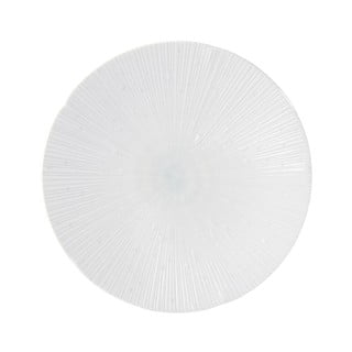 Svetlomodrý dezertný keramický tanier ø 13 cm ICE WHITE - MIJ