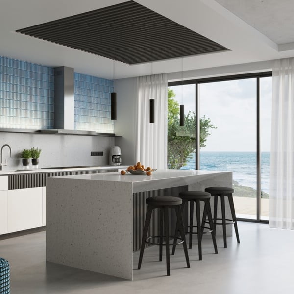 Čierne závesné svietidlo Gleam – Sollux-image-1