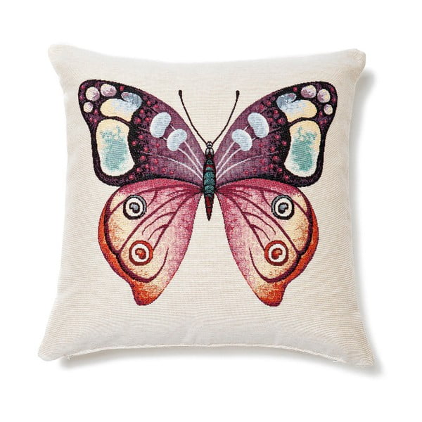 Obliečka na vankúš s motívom motýľa Casa Di Bassi, 45 x 45 cm
