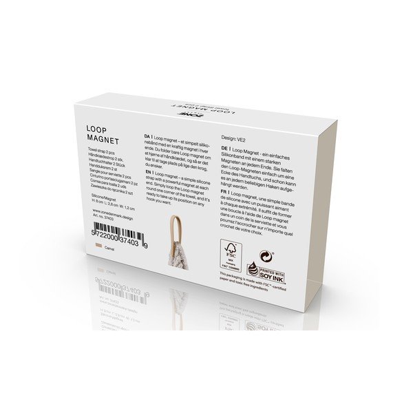 Béžové pútka v súprave 2 ks bez vŕtania Loop – Zone-image-4