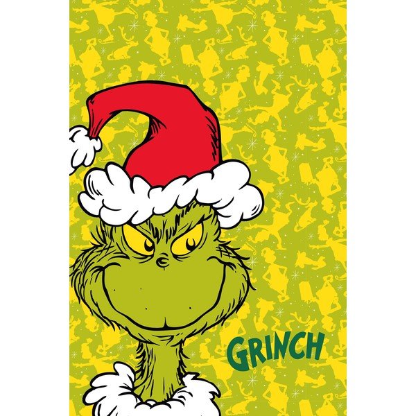 Zelená fleecová detská deka 100x150 cm Grinch – Jerry Fabrics