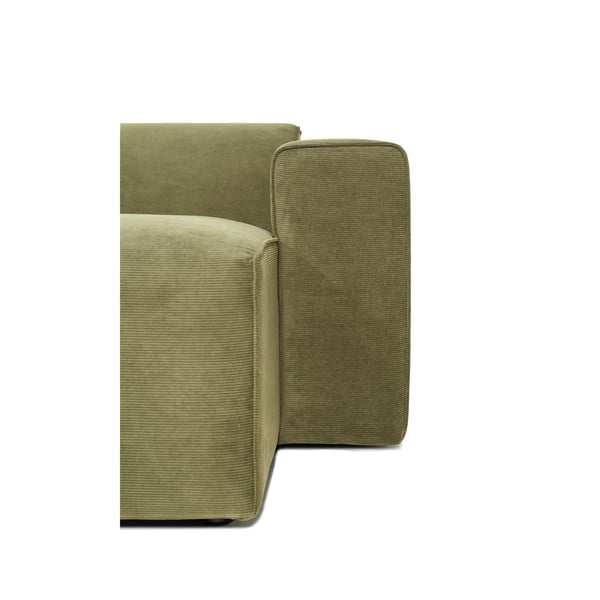 Zelená menčestrová rohová pohovka (pravý roh) Sting - Scandic-image-4