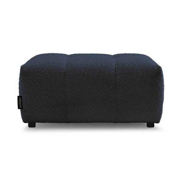 Modrá podnožka z textílie buklé Roxelane – Bobochic Paris