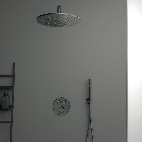 Kovová hlavová sprcha v lesklo striebornej farbe IdealRain – Ideal Standard-image-3