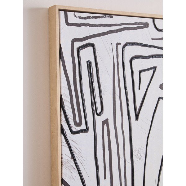 Obraz s rámom/na plátne 83x123 cm Astratto – Premier Housewares-image-4