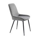 Sivá jedálenská stolička Milton – Unique Furniture