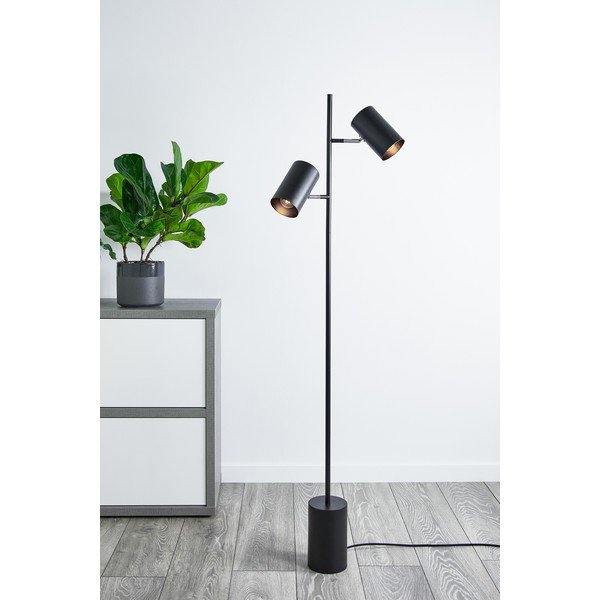 Čierna stojacia lampa Twin - Markslöjd-image-1