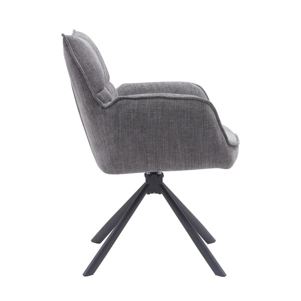 Sivé čalúnené jedálenské kreslá v súprave 2 ks Marilla – Unique Furniture-image-2