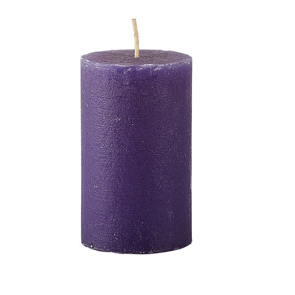 Fialová sviečka KJ Collection Konic, ⌀ 6 × 10 cm