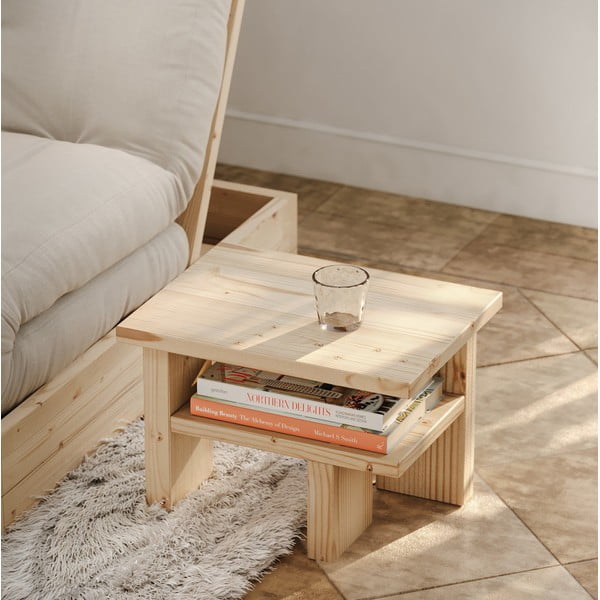 Odkladací stolík z borovicového dreva 34x45 cm Japan – Karup Design-image-1