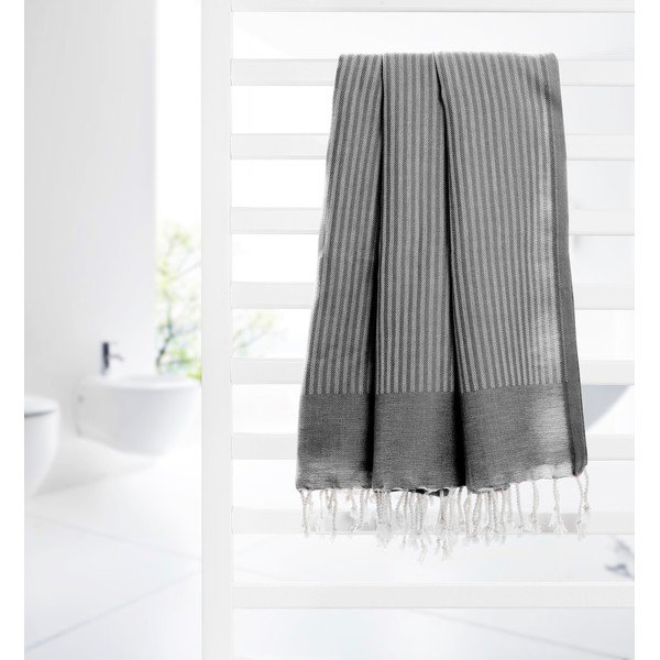 Hammam osuška Loincloth, sivá-image-3