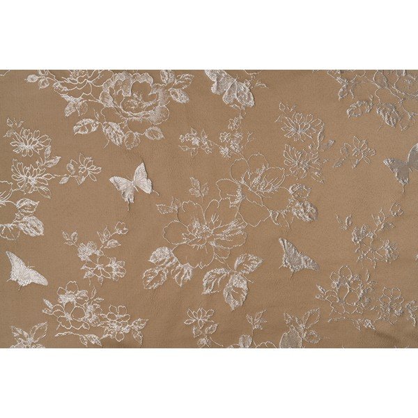 Béžový záves 135x260 cm Lillies – Mendola Fabrics-image-4