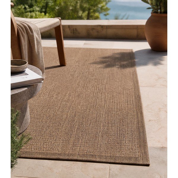 Vnútorný a vonkajší koberec v prírodnej farbe 60x100 cm Giza 1410 – Ayyildiz Carpets-image-1