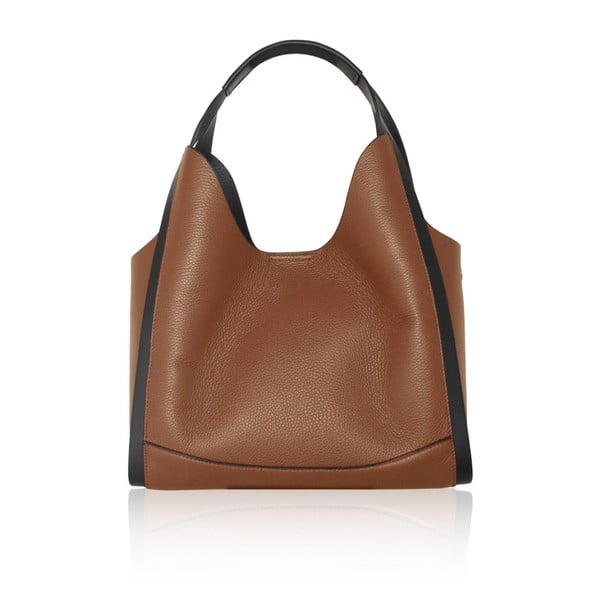 Hnedá kožená kabelka Maison Bag Giade