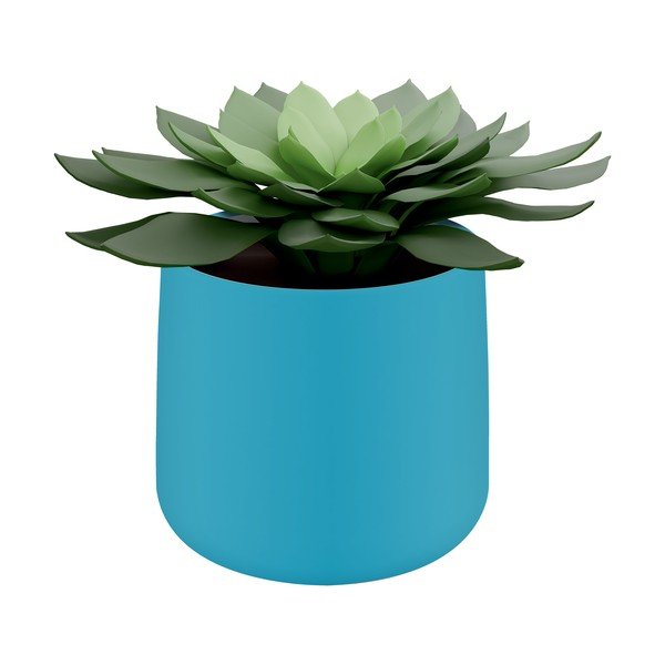 Modrý keramický kvetináč Leitz Cosy-image-2