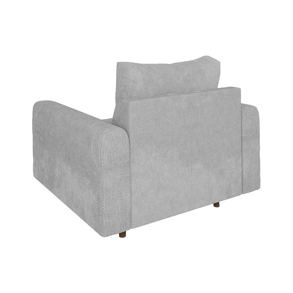 Svetlosivé kreslo Ariella – Ropez-image-2