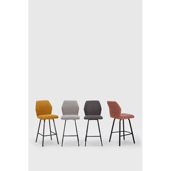 Svetlosivé barové stoličky v súprave 4 ks 65 cm Bei - Marckeric-image-1