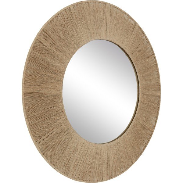 Nástenné zrkadlo s kovovým rámom Westwing Collection Citra, ø 90 cm-image-2