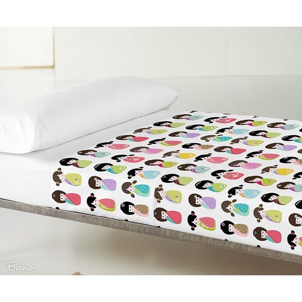 Prestieradlo Kokeshi, 120 × 180 cm-image-1
