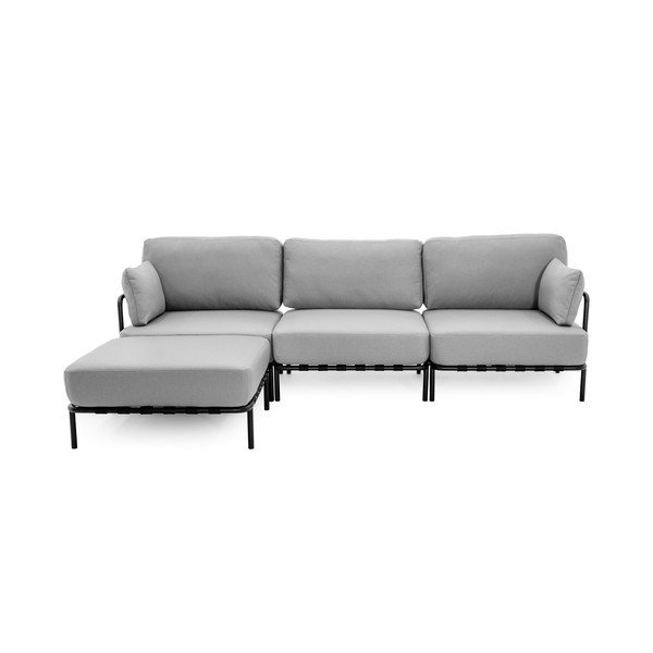Svetlosivá záhradná modulárna pohovka 234 cm Salve – Sit Sit-image-2