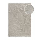 Svetlosivý vlnený koberec 200x290 cm Lino Leaf – Flair Rugs