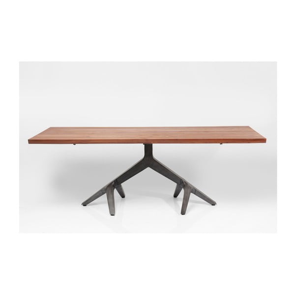 Jedálenský stôl z akáciového dreva Kare Design Roots, 220 × 100 cm