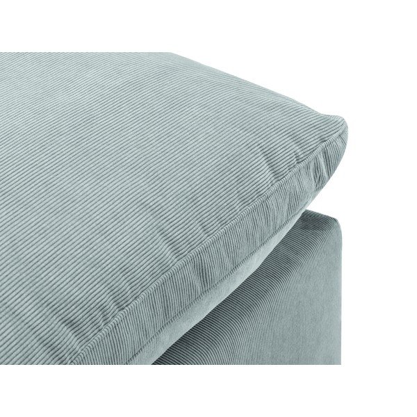 Svetlomodrá rohová časť modulárnej menčestrovej pohovky Windsor & Co Sofas Galaxy, ľavý roh-image-4
