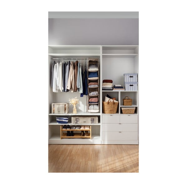 Kartónové úložné boxy v súprave 2 ks s vekom Stripes – Compactor-image-3