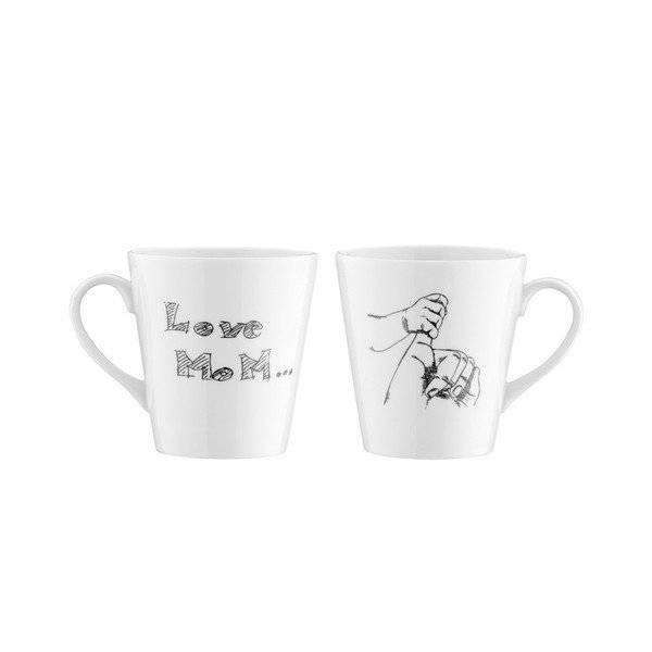 Sada 2 porcelánových hrnčekov Kutahya Margo