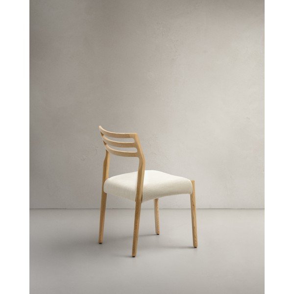 Béžová/v prírodnej farbe jedálenská stolička z dubového dreva Cudia – Kave Home-image-3