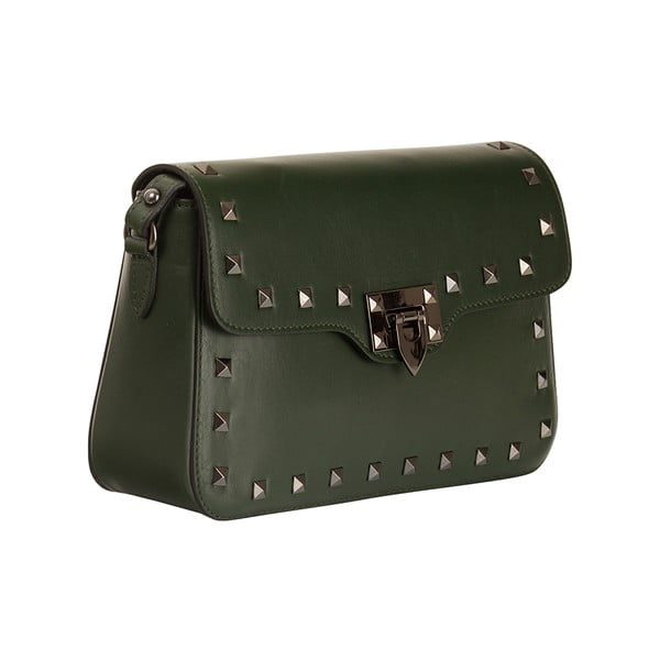 Zelená kabelka z pravej kože Andrea Cardone Mellisa