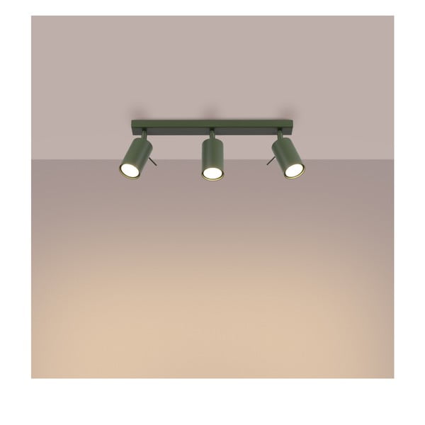 Zelené bodové svietidlo 6x45 cm Etna – Sollux-image-2