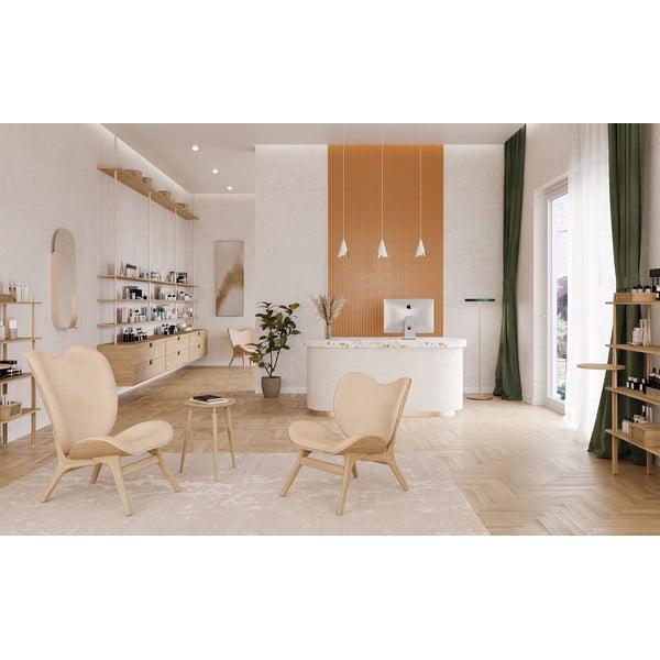 Béžové kreslo A Conversation Piece – UMAGE-image-1