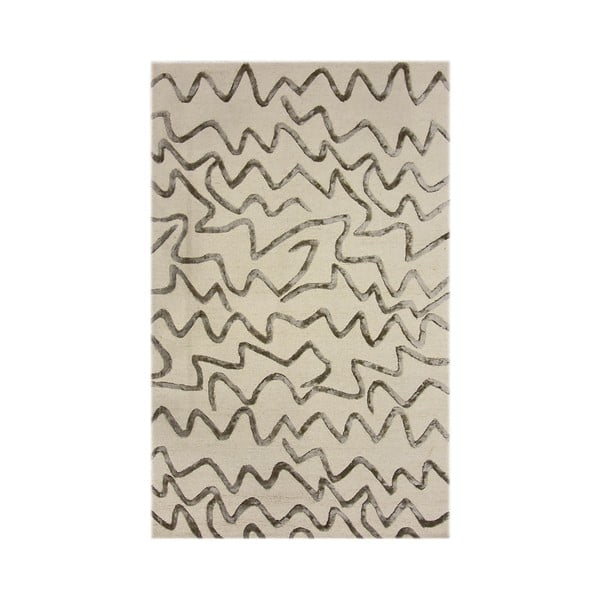 Ručne tkaný koberec Bakero Bella Cream, 153 × 244 cm