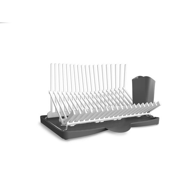 Bielo-sivý odkvapkávač Black + Blum Dish Rack-image-1