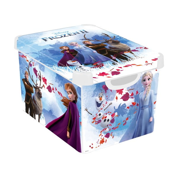 Detský úložný box s vekom Curver Frozen, 22 l