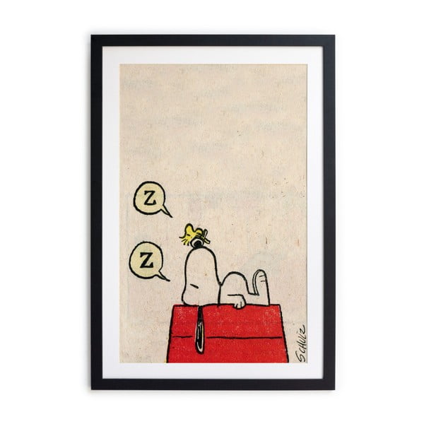 Obraz Really Nice Things Snoopy Sleeps, 40 × 60 cm